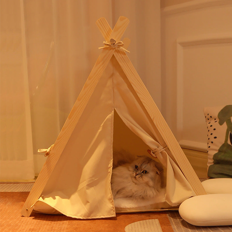Pet Teepee Bed for Cats & Small Dogs | Cozy Retreat