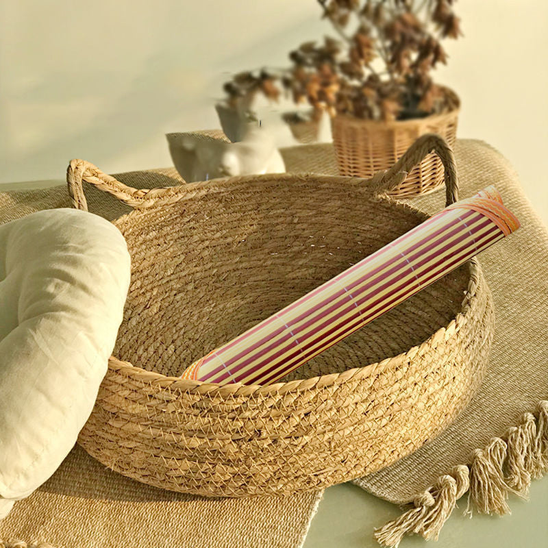 Rattan Cat Bed With Washable Cushion, All-Season