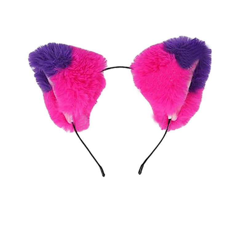 Fox Wolf Ears Headband and Tail Halloween Costume Set