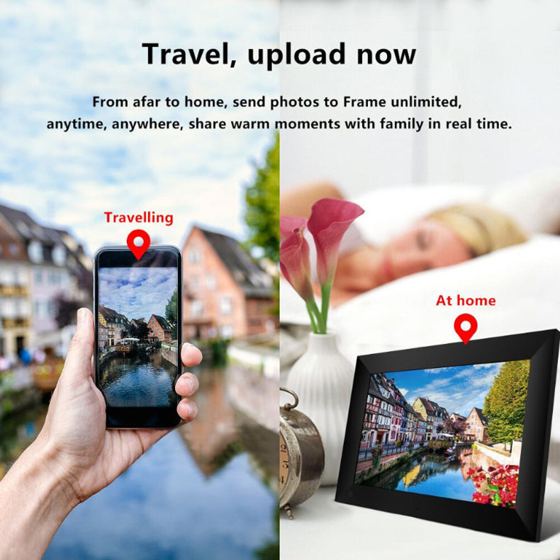 WiFi Digital Photo Frame: Send Family Photos Remotely
