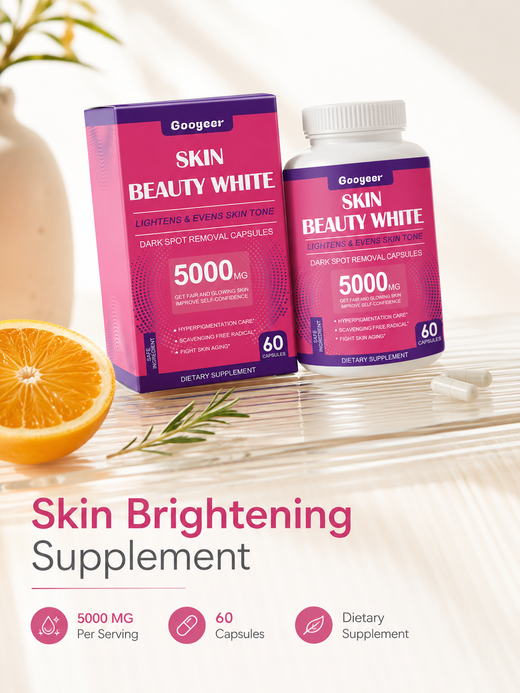 Oral Skin Whitening Supplement — 5000mg, 60 Capsules