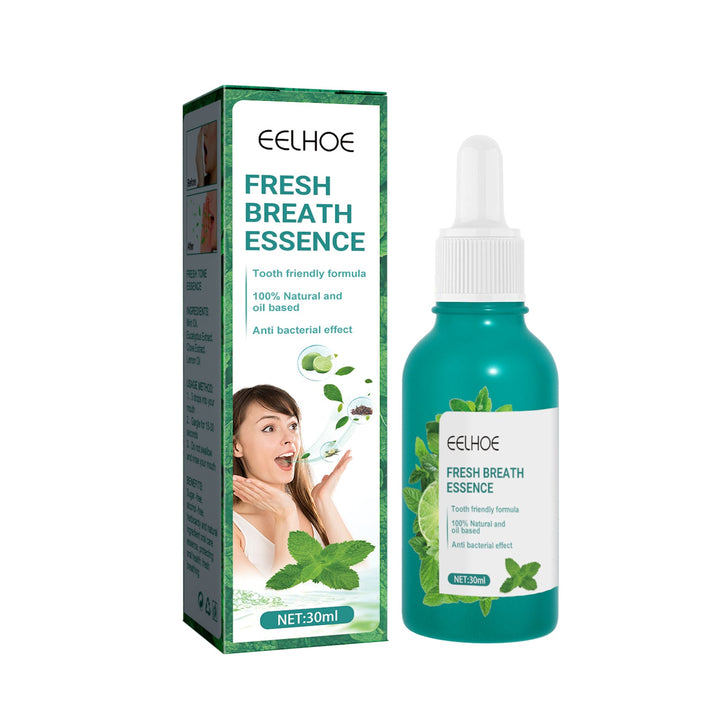Fresh Breath Essence for Minty Post-Meal Confidence