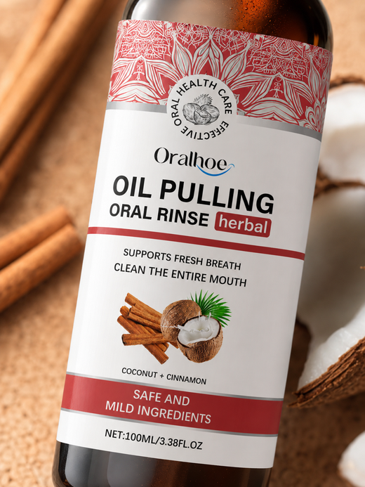 Herbal Oil Pulling Mouthwash – Fresh Breath & Tartar Removal