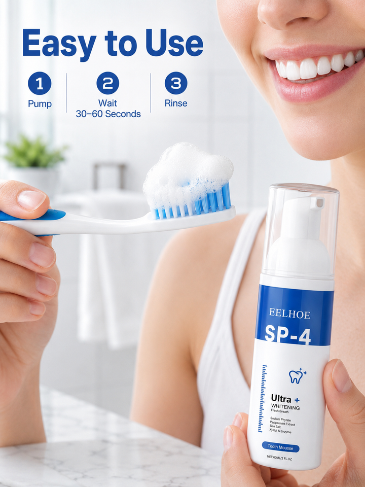 Tooth Whitening Mousse — Brighter Smile & Fresh Breath