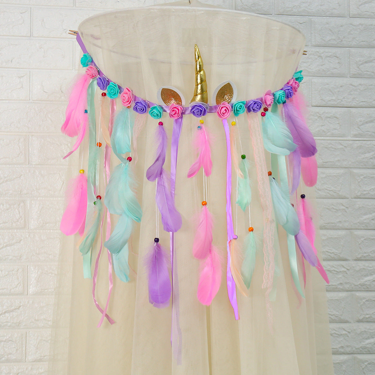 Unicorn Room Decor Veil With Magical Pastel Charm
