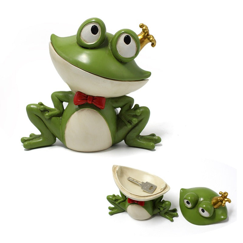 Decorative Key Storage Box With Hidden Compartment