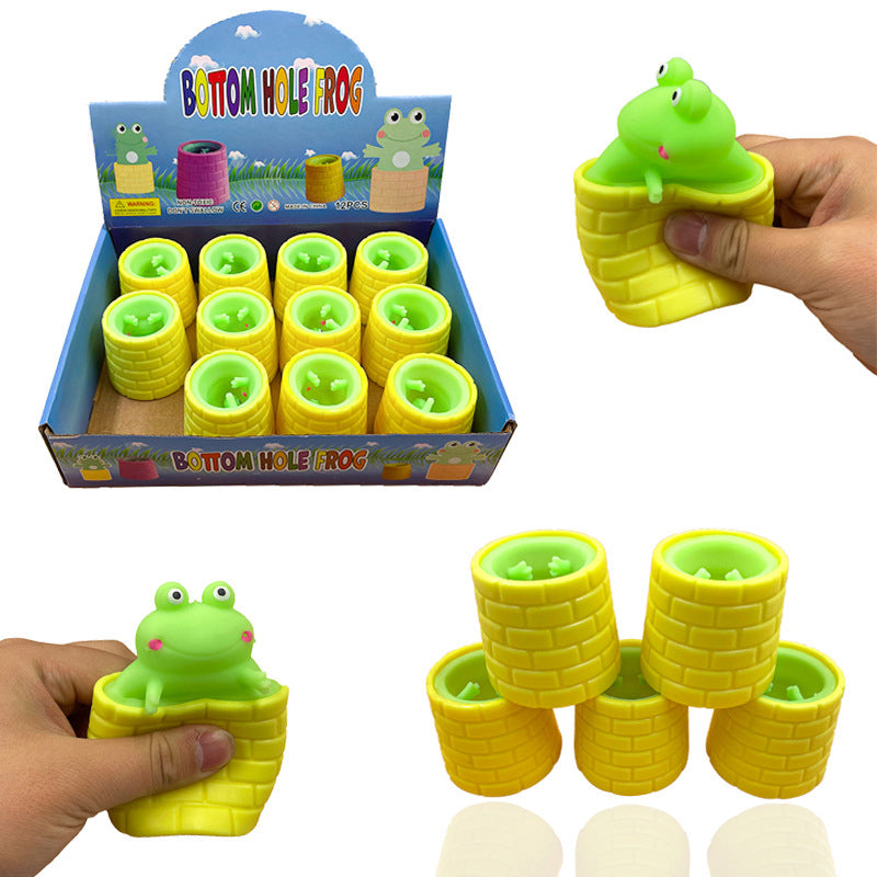 Frog Vent Cup Squeeze Toy for Funny Fidget Playtime