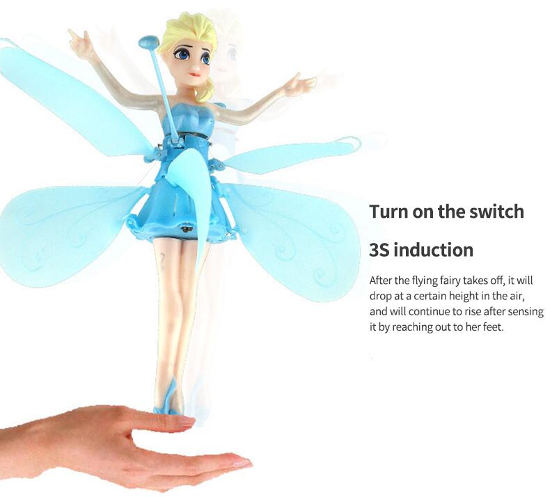 Hand-Sensing Flying Fairy Toy for Interactive Play