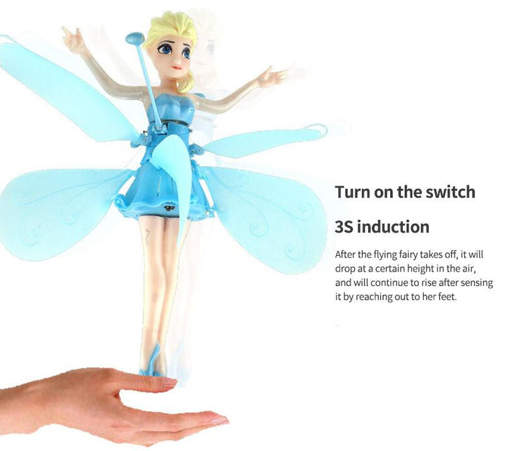 Hand-Sensing Flying Fairy Toy for Interactive Play