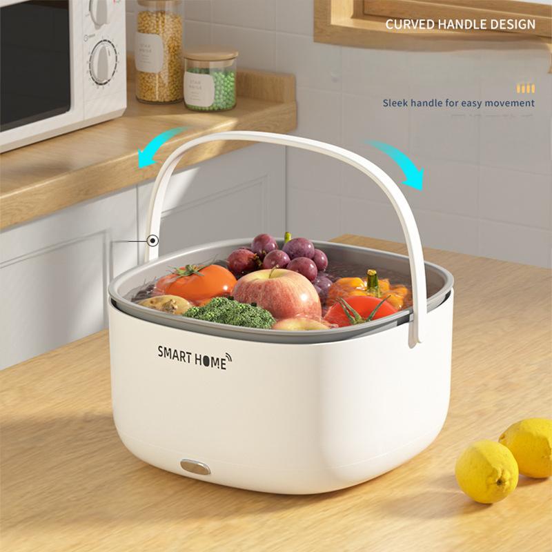 Fruit and Vegetable Washer with Strainer Basket & Handle