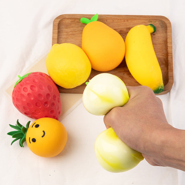 Fruit-Shaped Squeeze Balls for Instant Stress Relief
