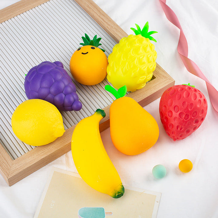 Fruit-Shaped Squeeze Balls for Instant Stress Relief