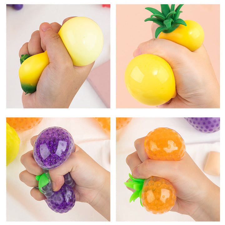 Fruit-Shaped Squeeze Balls for Instant Stress Relief