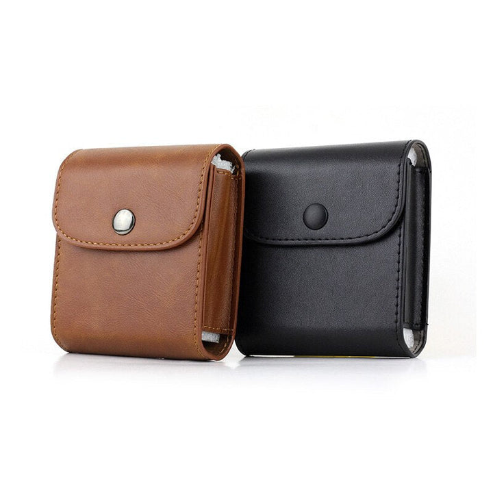 Instax Square Film Case: Slim PU Leather Pouch for Fuji