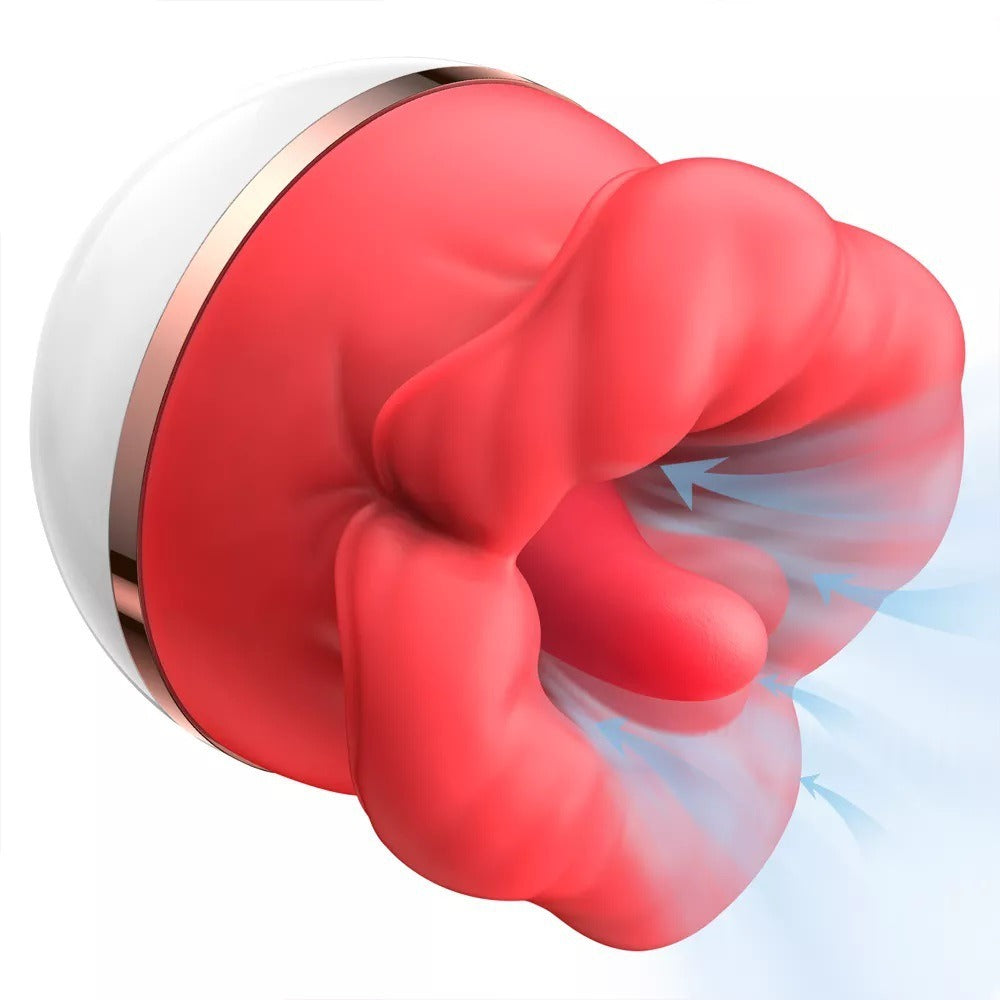 Waterproof Tongue Sucking Massager for Varied Pleasure