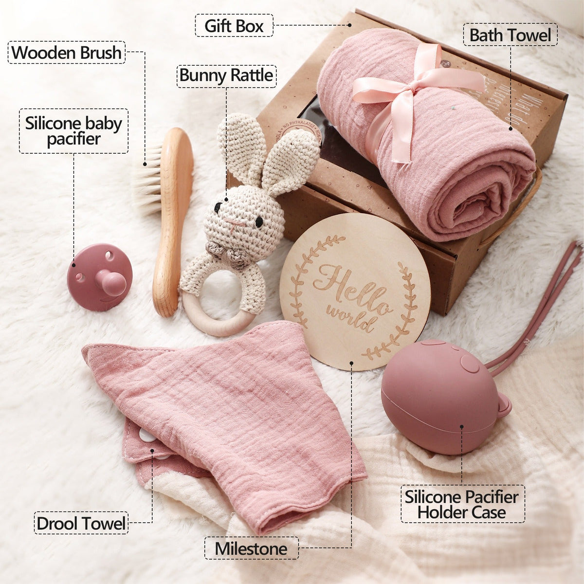 Newborn Baby Gift Set for Gentle, Thoughtful Care