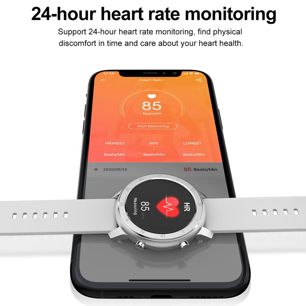 Women's Smartwatch with ECG, Heart Rate & IP68 Waterproof