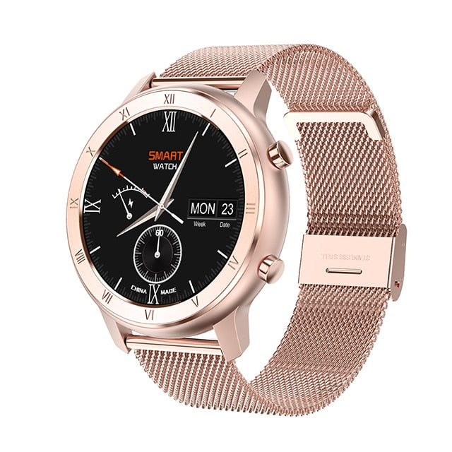 Women's Smartwatch with ECG, Heart Rate & IP68 Waterproof