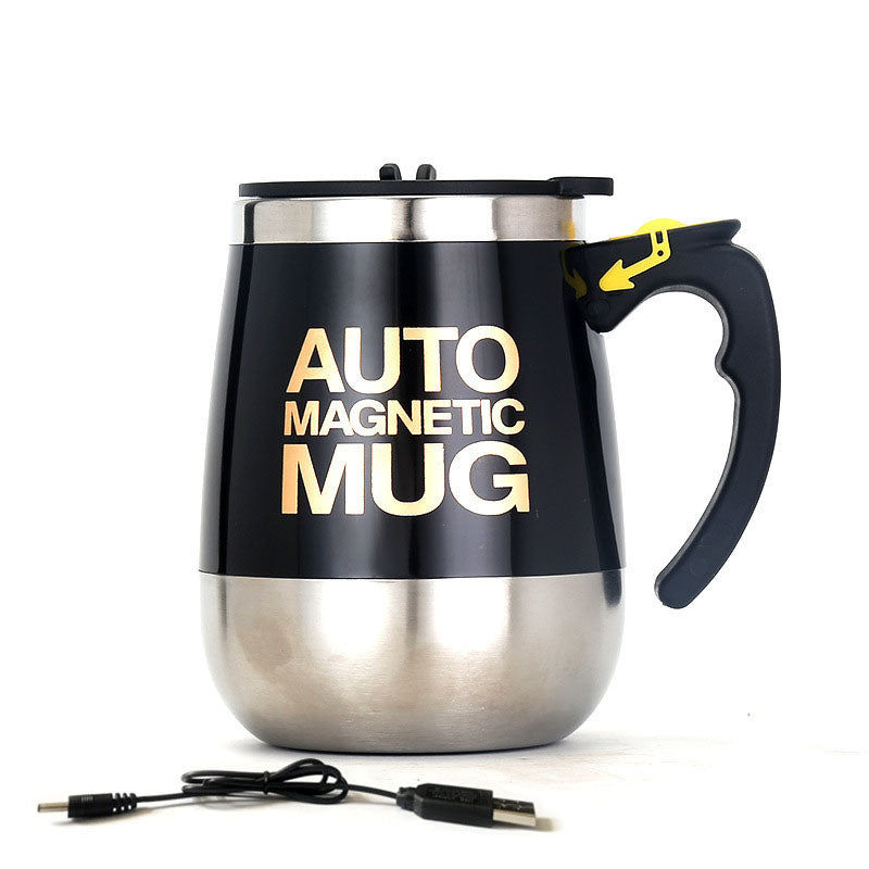 Self-Stirring Mug USB Rechargeable, Hands-Free Stirring