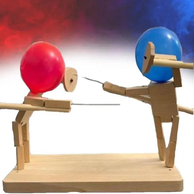 Wooden Balloon Battle Game for Family Party Entertainment