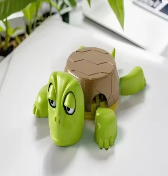 Turtle Cup Coaster & Playful Desk Toy Gift Accessory