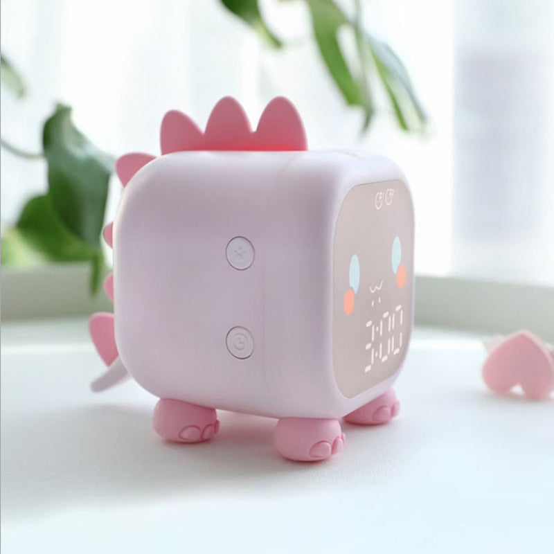 Dinosaur Kids Alarm Clock & Night Light for Bedroom