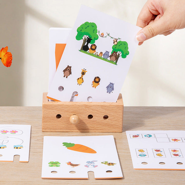 Logic Puzzle Card Game for Screen-Free Early Learning