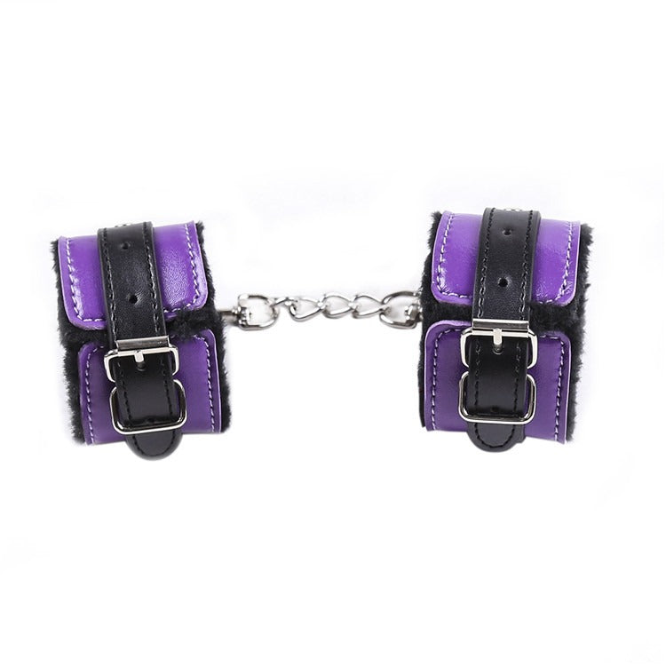 Plush-Lined Restraint Cuffs for Playful Couple Games