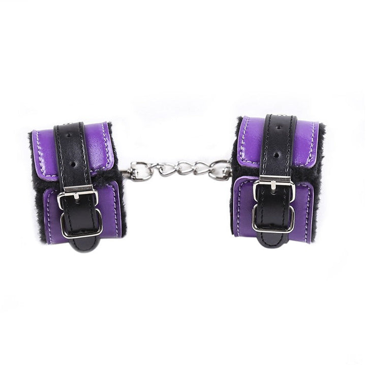 Plush-Lined Restraint Cuffs for Playful Couple Games