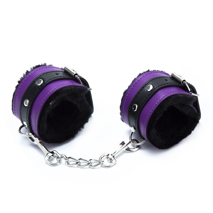 Plush-Lined Restraint Cuffs for Playful Couple Games