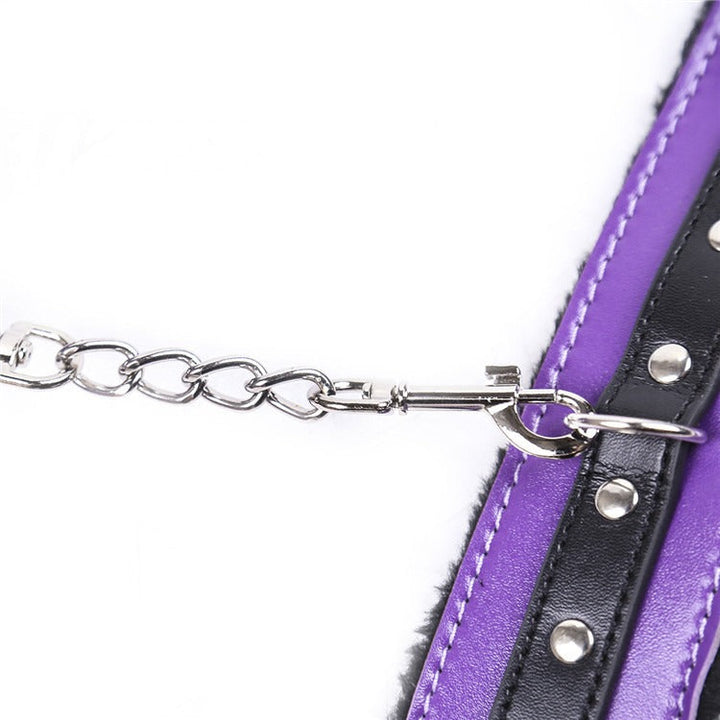 Plush-Lined Restraint Cuffs for Playful Couple Games