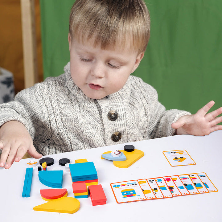 Building Block Puzzle Toy for Screen-Free Learning