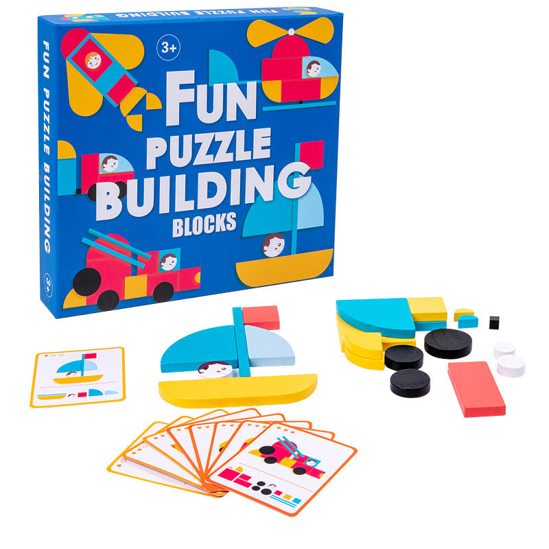 Building Block Puzzle Toy for Screen-Free Learning