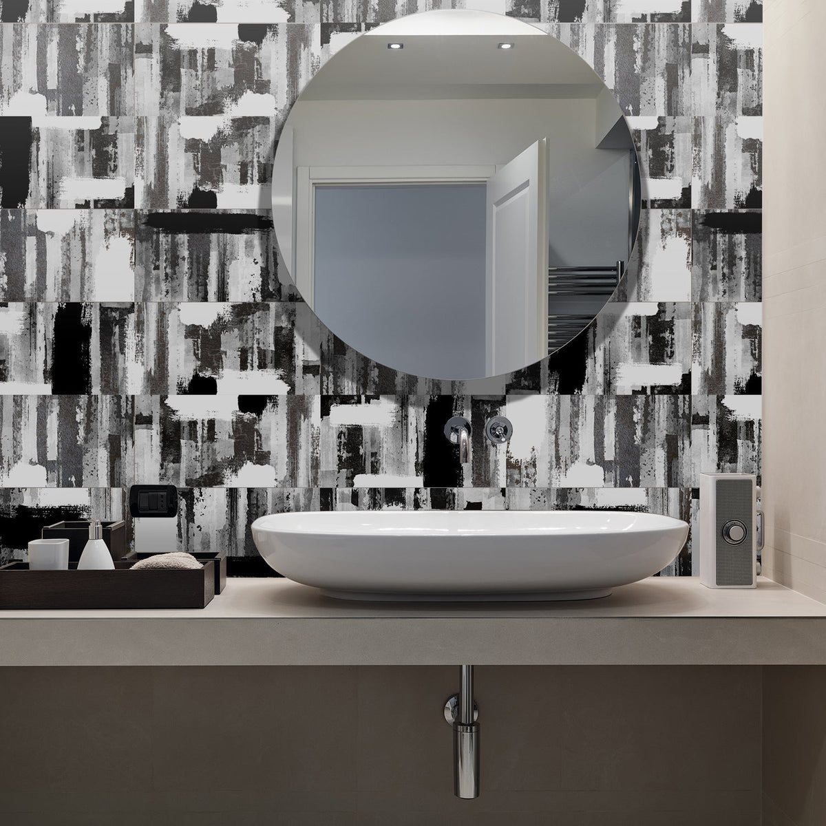 Waterproof Brick Stickers for Bathroom Wall Makeover