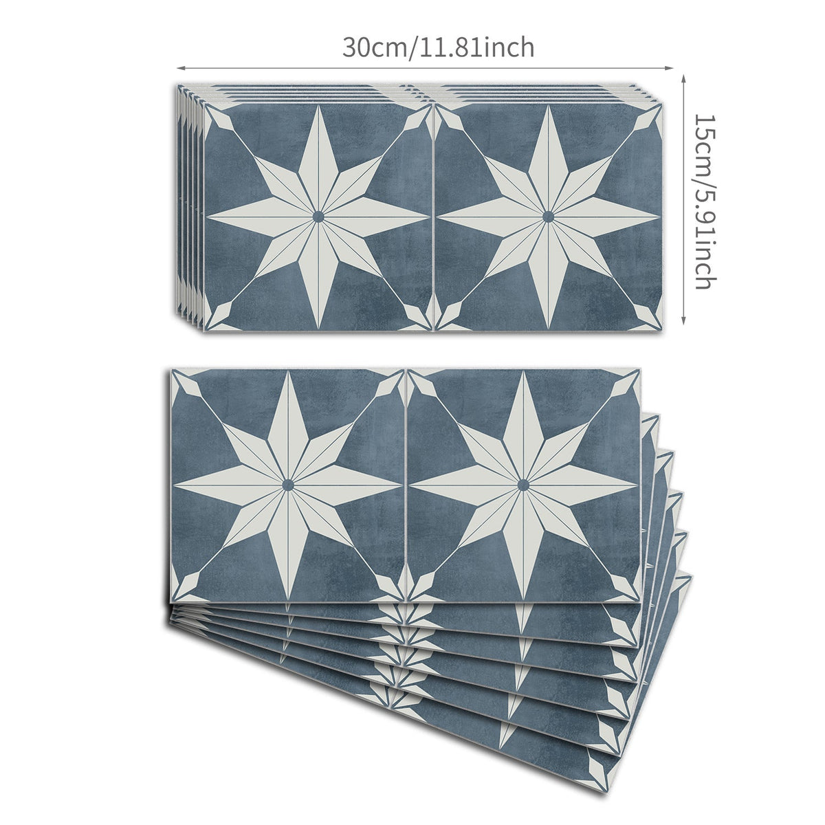 PVC Brick Stickers for Waterproof Backsplash Makeovers
