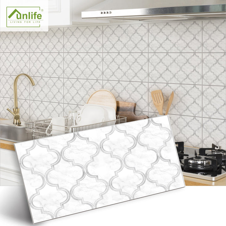 Peel-and-Stick Backsplash Tiles for Easy Wall Updates