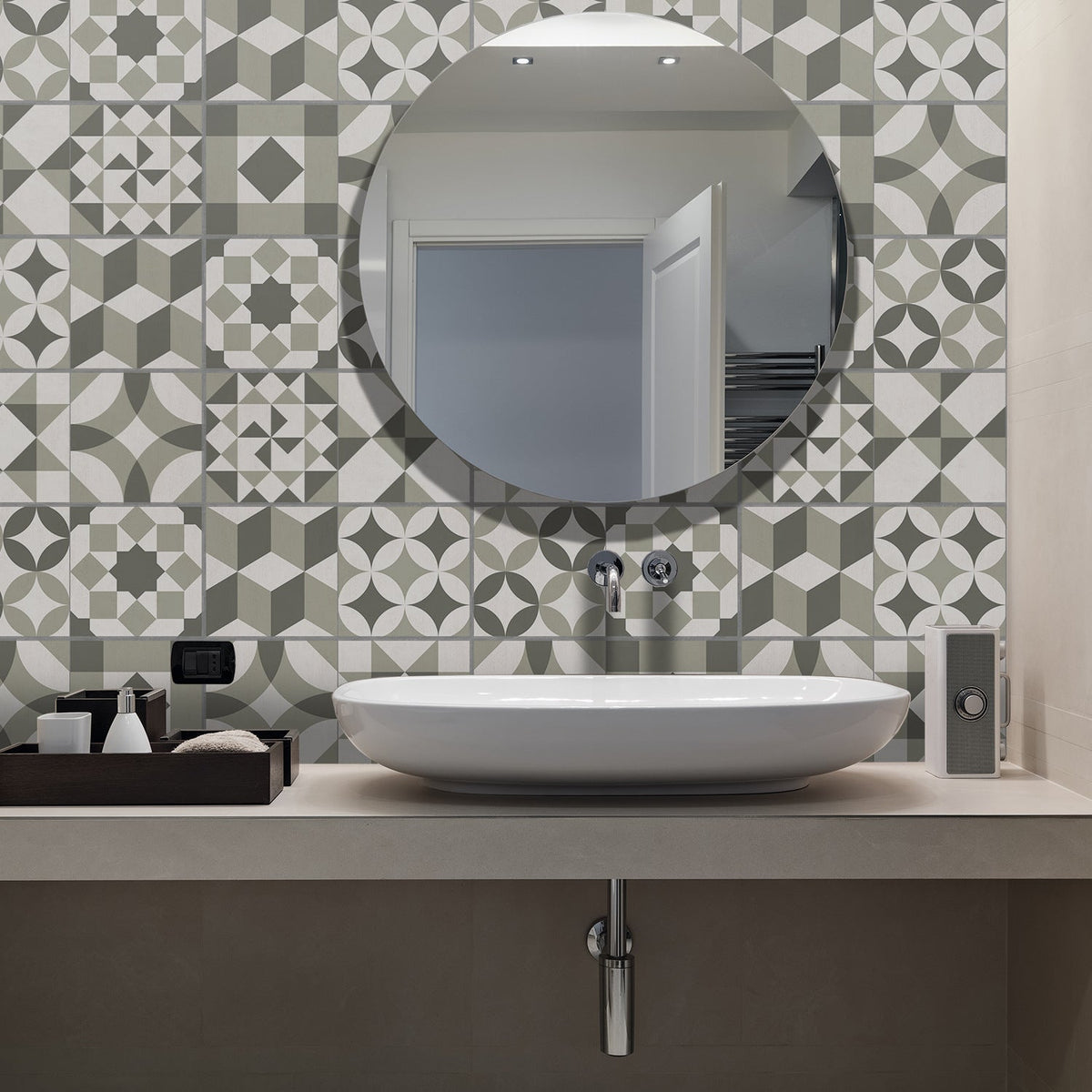 Peel-and-Stick Brick Wall Stickers for Retro Tile Style
