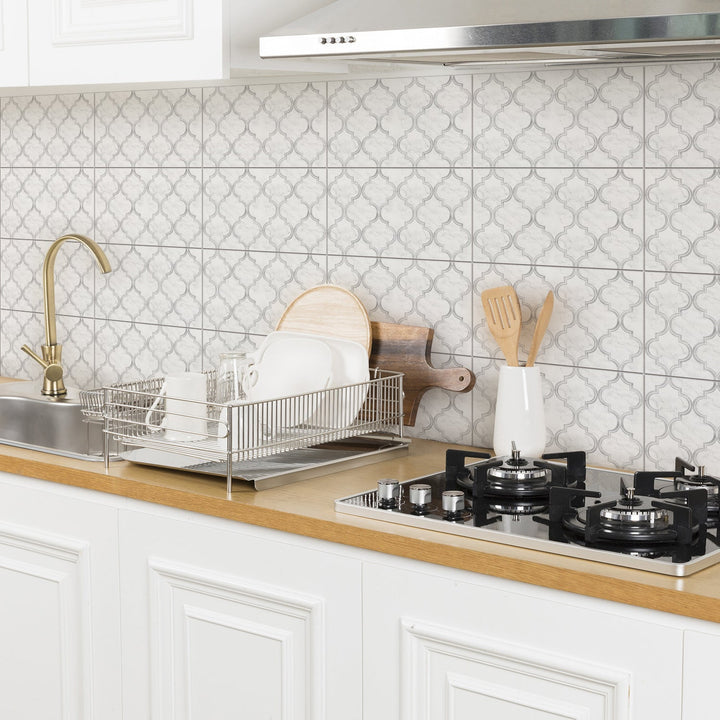 Peel-and-Stick Backsplash Tiles for Easy Wall Updates
