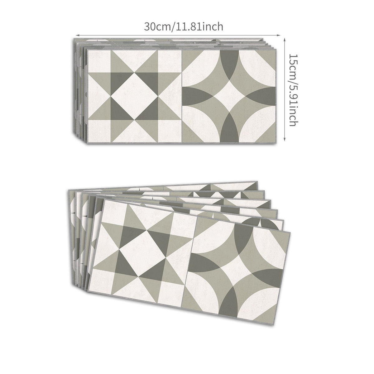 Peel-and-Stick Brick Wall Stickers for Retro Tile Style