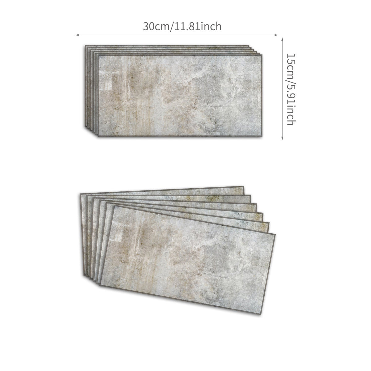 Brick Wall Stickers for Waterproof Retro Kitchen Walls