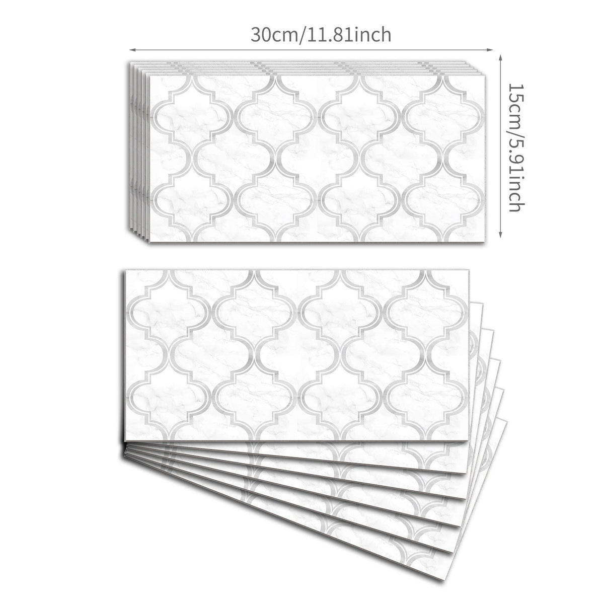 Peel-and-Stick Backsplash Tiles for Easy Wall Updates