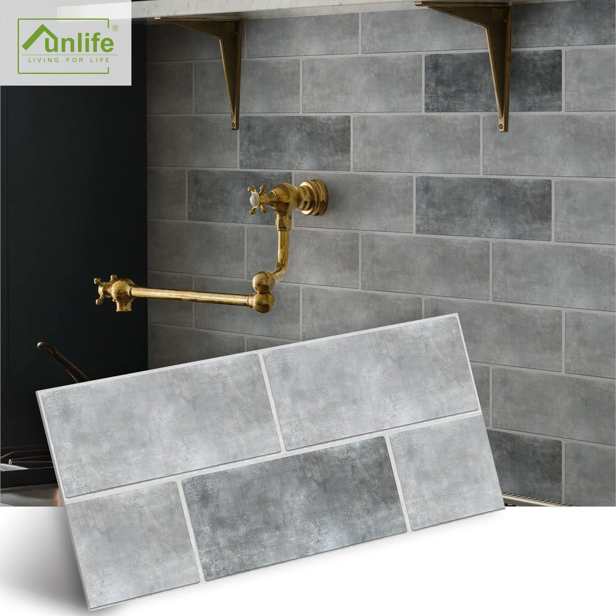 Self-Adhesive Brick Wall Stickers for Industrial Decor