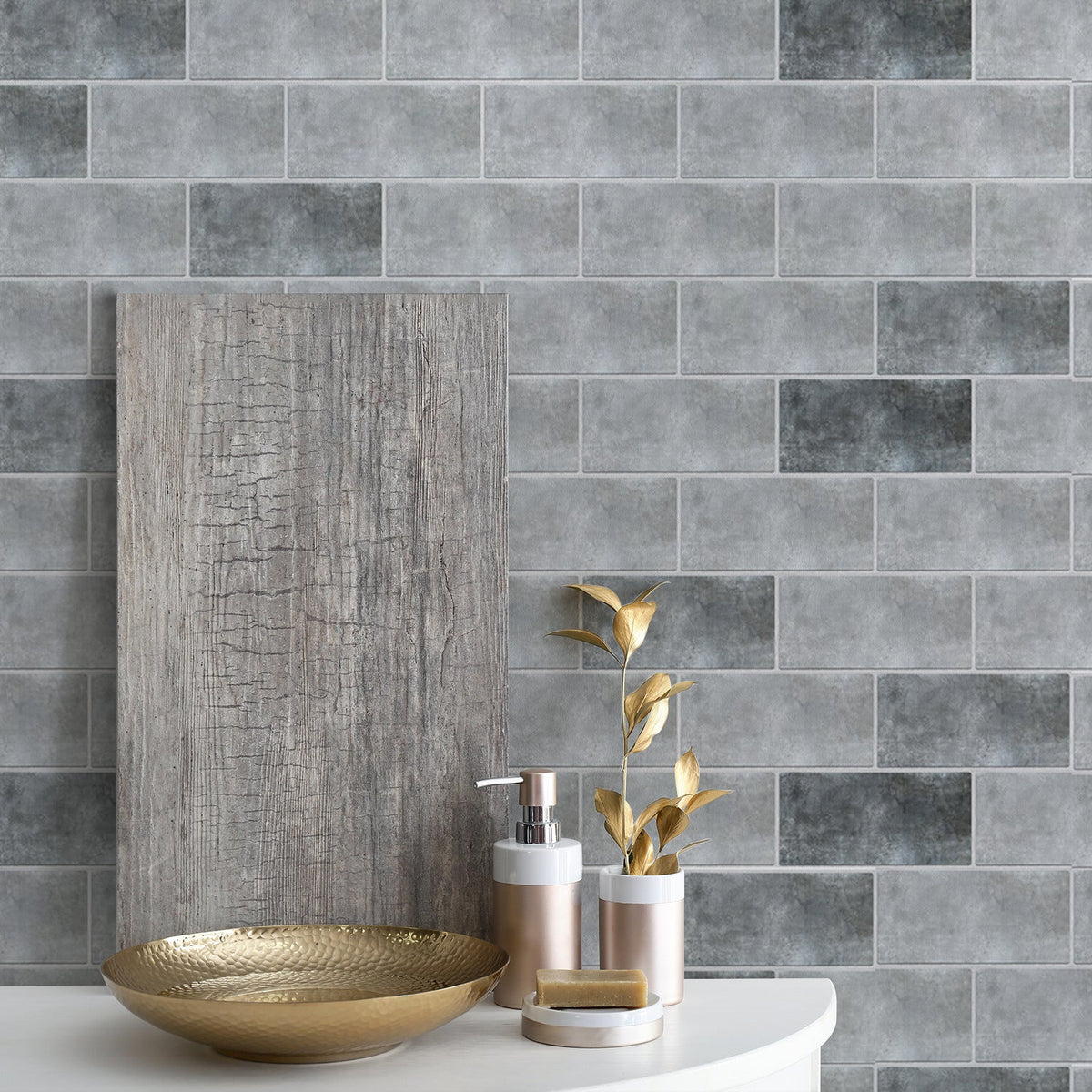 Self-Adhesive Brick Wall Stickers for Industrial Decor