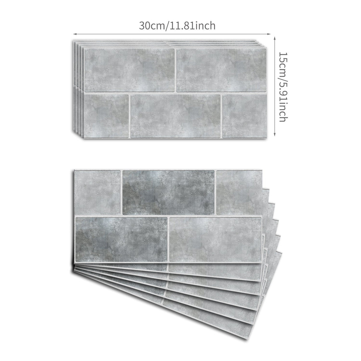 Self-Adhesive Brick Wall Stickers for Industrial Decor