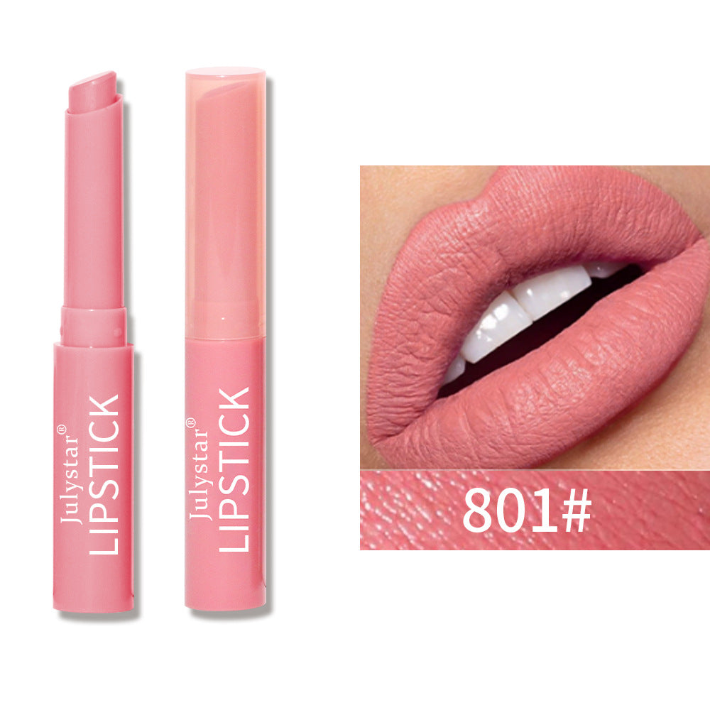 Six-Shade Matte Velvet Lipstick Set, Waterproof Formula