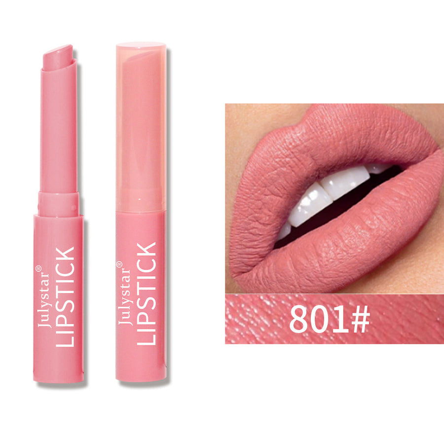 Six-Shade Matte Velvet Lipstick Set, Waterproof Formula
