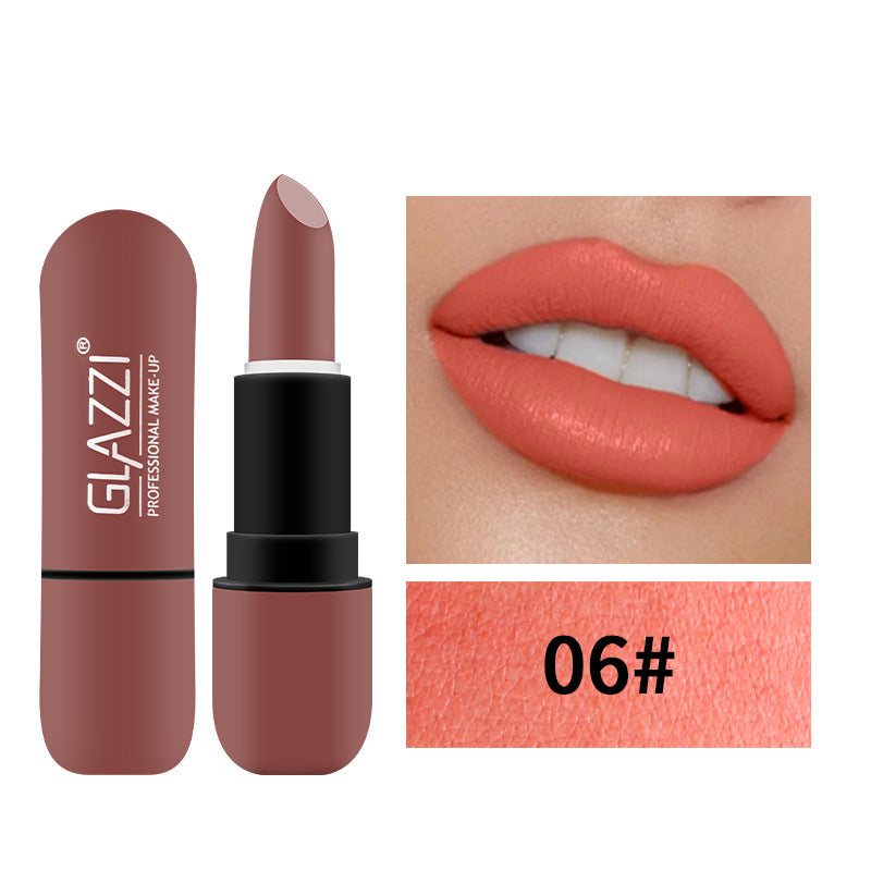 Velvet Matte Capsule Lipstick for Bold, Vivid Color
