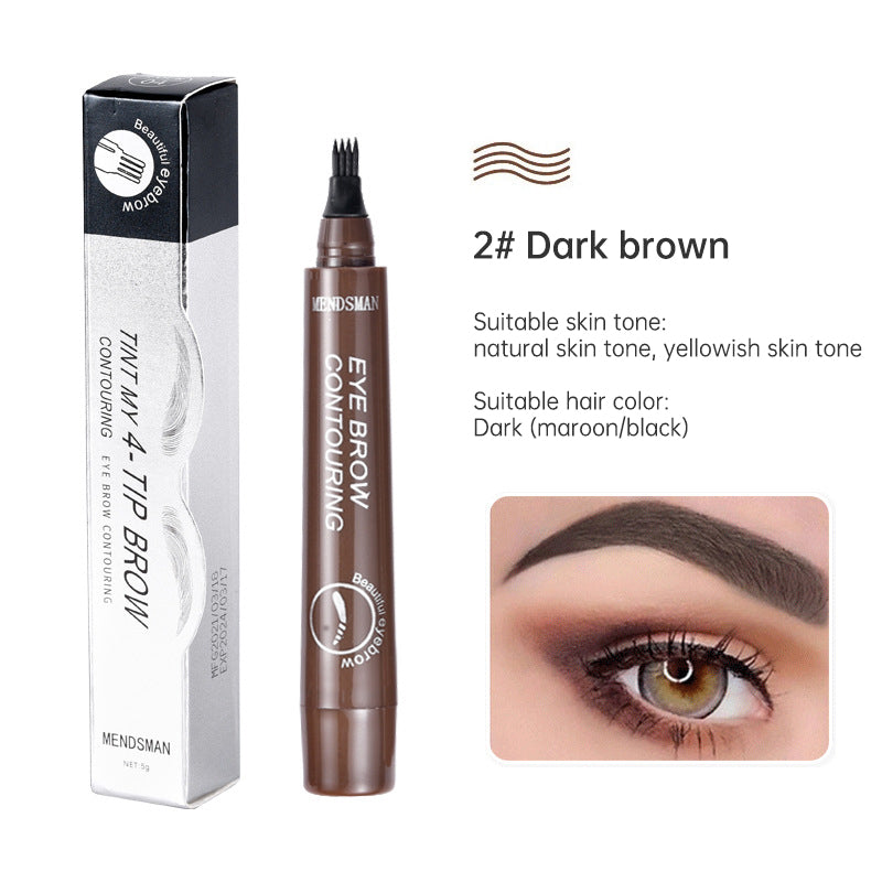 Fork Tip Liquid Eyebrow Pencil for Natural Brows
