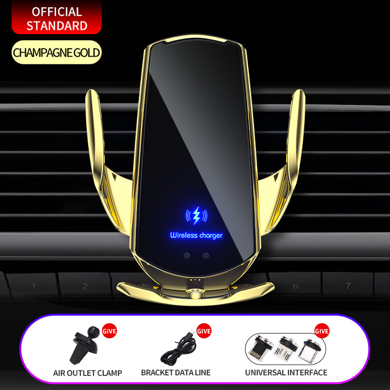 15W Auto-Clamp Wireless Car Charger Phone Mount