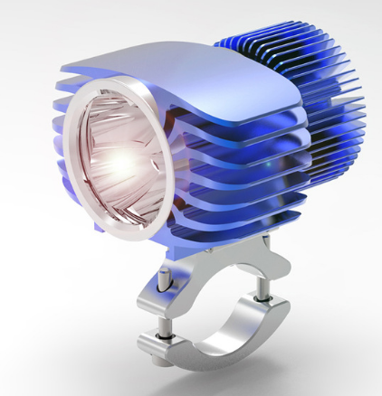 Motorcycle LED Headlight Spotlight — 2,700 Lumens